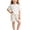 A White, variant on Lumosvexa Girls Sleepwear Outfit Sets Crew Neck T-Shirt and Baggy Shorts Summer Soft Cute Cotton Clothes 2 Piece White Size 7-8