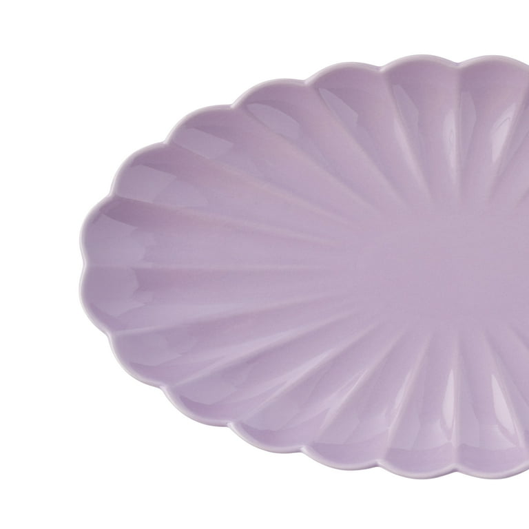 The Pioneer Woman Colette Stoneware 14-inch Serving Tray, Purple
