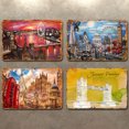 thumbnail image 2 of Placa Metal Vintage Pintura Hierro Rectangular Del 20x30cm 4 Uds., 2 of 9