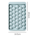 thumbnail image 2 of Ice Cube Trays 2 Pack Ice Trays, Easy-Release Silicone Ice Cube Trays With Lids and Flexible Trays, BPA Free, Stackable Durable and Dishwasher Safe Ice Cube Molds, 2 of 6