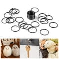 thumbnail image 5 of 100 Pcs Metal Key Rings By Ustris, 3/4 inches 25mm Split Round Metal Silver Keyring for Home/Car/Outdoor/Arts/Lanyards/Crafts Keys Organization, Split Bulk Keyrings for Keychain and Crafts, Black, 5 of 7