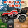 thumbnail image 2 of VKFVKF Remote Control Car, RC Car for Kids, RC Monster Truck with Lights & Headlights,All Terrain Off Road Vehicle, Gift for Boys/Girls Age 4+, 2 of 8