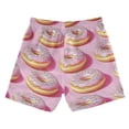 thumbnail image 7 of FORMRS Boys Swim Trunks Quick Dry Mesh Liner Boardshorts Sizes XS-XL, Light Pink Doughnuts, 7 of 7