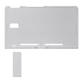 thumbnail image 2 of eXtremeRate Clear Black Console Back Plate DIY Replacement Housing Shell Case for Nintendo Switch Console with Kickstand – JoyCon Shell NOT Included, 2 of 7