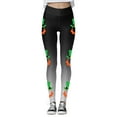 thumbnail image 3 of St Patricks Day Leggings for Women Shamrock Yoga Pants Irish Green Workout Legging High Waisted Tummy Control Clover Tights, 3 of 4