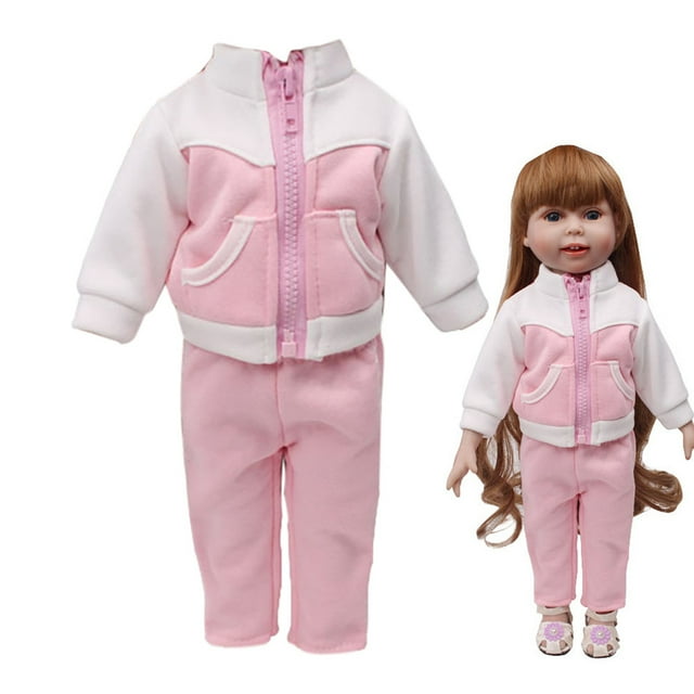 Fashion Sportswear Set For 18 Inch American Doll Clothes Accessory Girl's Toy