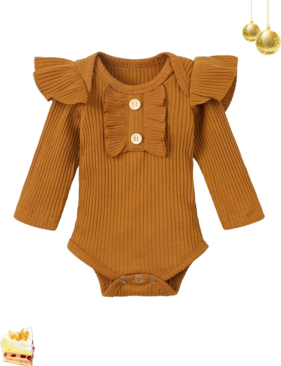 Baby Girls Clothes Cute Baby Clothes Girls Romper + Pant 3pcs Winter Outfit 6-9 Months