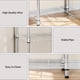 thumbnail image 4 of M MZG Estante de 5 Niveles - Estantes de Almacenamiento de Metal Resistente con Patas Niveladoras Ajustables, Unidad de Estantería de Gran Capacidad para Cocina, Despensa, Oficina (Cromo, 5 Niveles,, 4 of 8