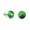 Cat's Eye - Green, variant on Silver Pink Round Gemstone Handmade Stud Earrings for Women - Bridal Wedding Jewelry