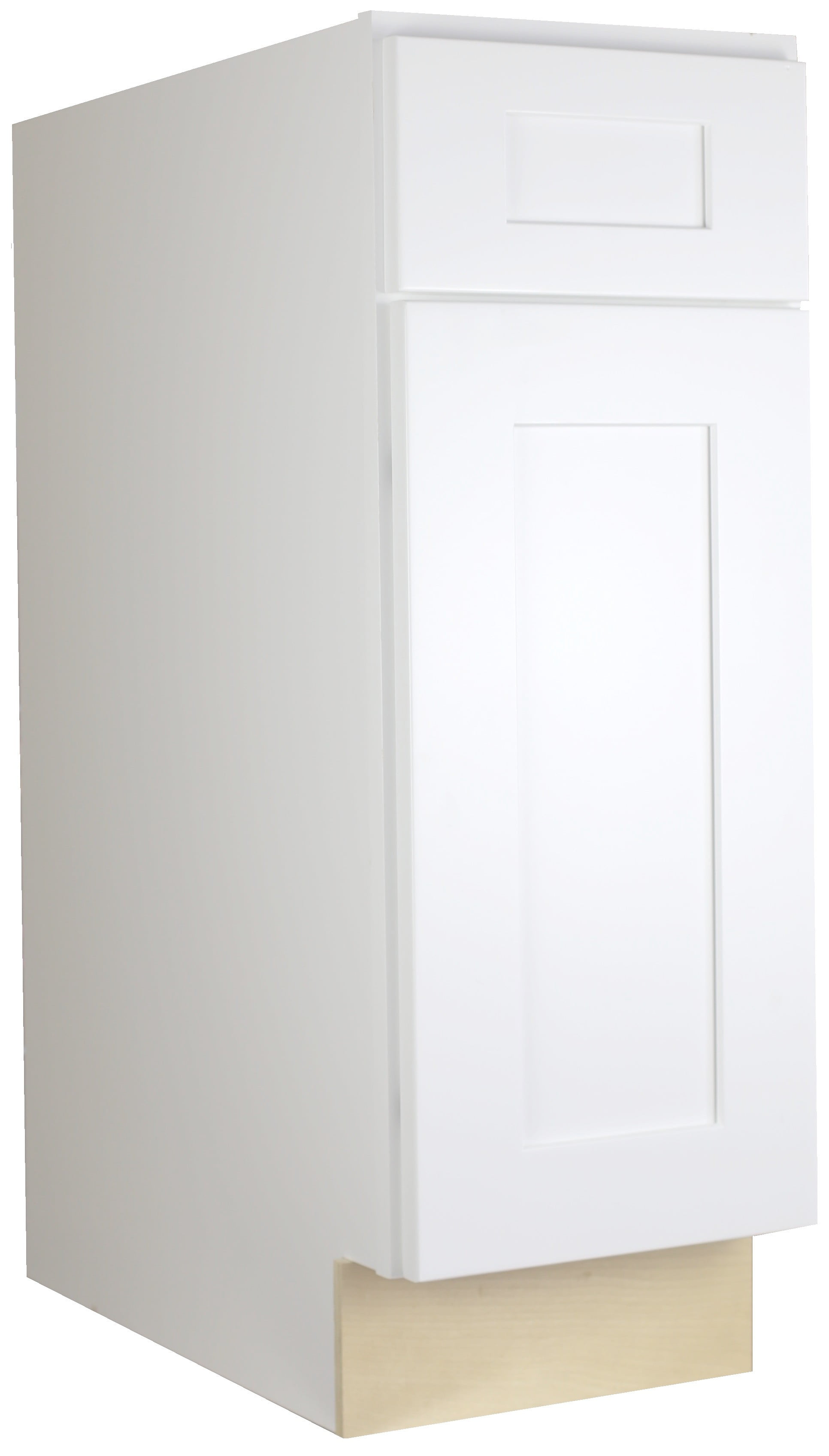 Cabinet Mania White Shaker B21, Bathroom Storage Cabinet 21 Inches Wide