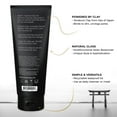 thumbnail image 3 of Blackwood For Men Cooling Clay Face Wash | Clay Cleanser & Mask for Deep Clean & Acne, 7.41oz, 3 of 6