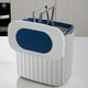 thumbnail image 3 of Trash Can Creative Kitchen Wall Hanging Recycling Garbage Bin(blue), 3 of 5