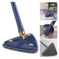 thumbnail image 2 of Mop Extendable Adjustable 110 Cm Cleaning Mop for Tub Tile Floor Wall Cleaning Mop Deep Cleaning Mop ( Color : Blue-3x Mop Clothes ), 2 of 7