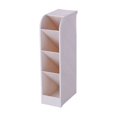 thumbnail image 1 of Oblique Pen Holder Plastic Storage Box Transparent Multi-grid Pen Holder Storage Creative Cosmetic Pen Holder Desktop Children Four-grid, 1 of 6