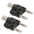 thumbnail image 1 of Adaptador de conector tipo banana, 2 piezas J.20022, conector tipo banana BNC de 4 mm, conector tipo banana, conector tipo banana fabricado para durar, 1 of 9