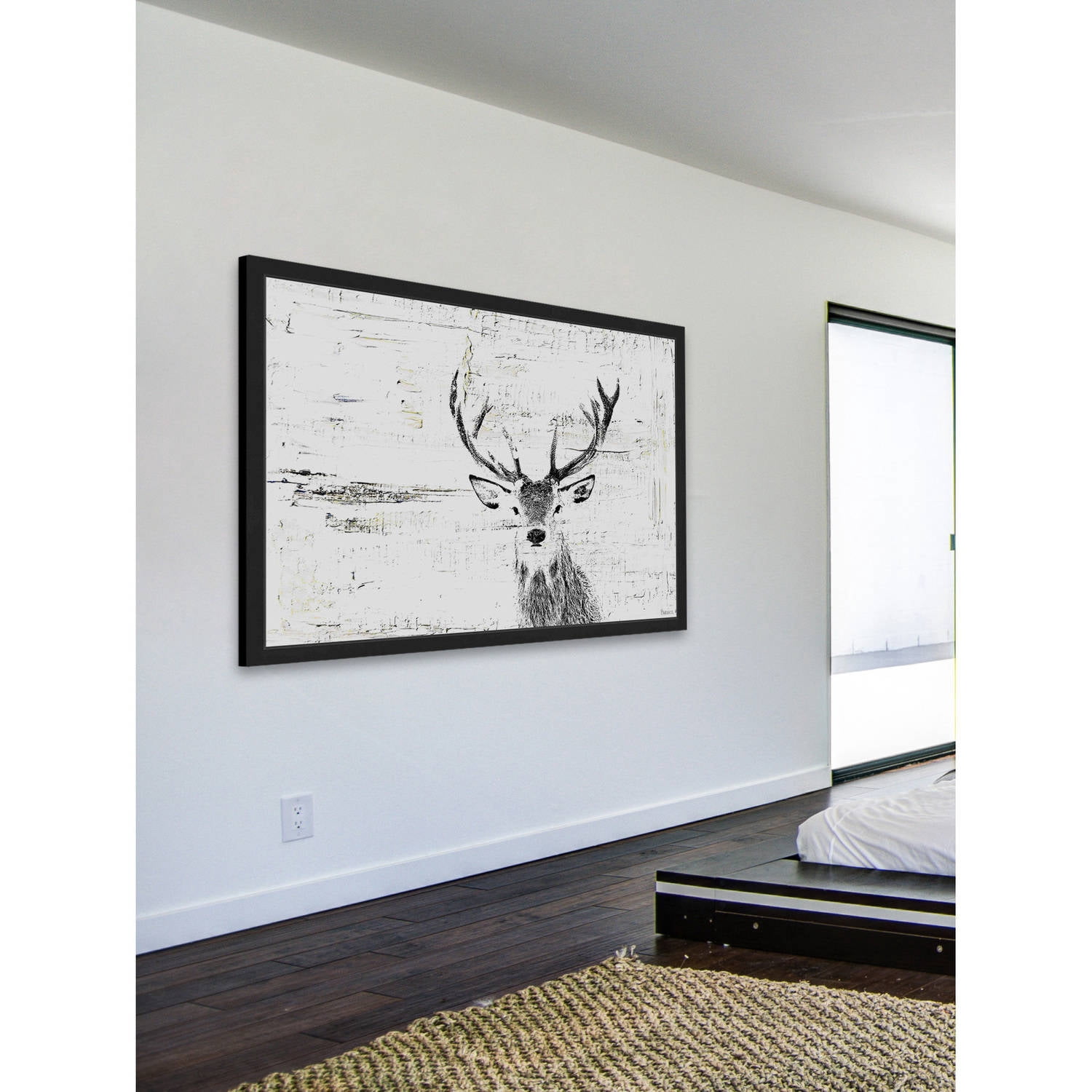 Parvez Taj "Inquisitive Deer" Framed Painting Print