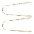thumbnail image 4 of Outils de Raclage de la Langue, Grattoir de Langue Réutilisable Suffisamment Souple en Forme de U Durable 2pcs en Acier Inoxydable Rafraîchit l'Haleine pour les Soins Bucco-Dentaires pour l'Hygiène Bucco-Dentaire Or, Or Rose, 4 of 8