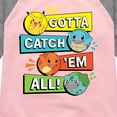 thumbnail image 3 of Pokémon  - Partners Gcea Grid - Youth Girls Raglan Graphic T-Shirt, 3 of 5