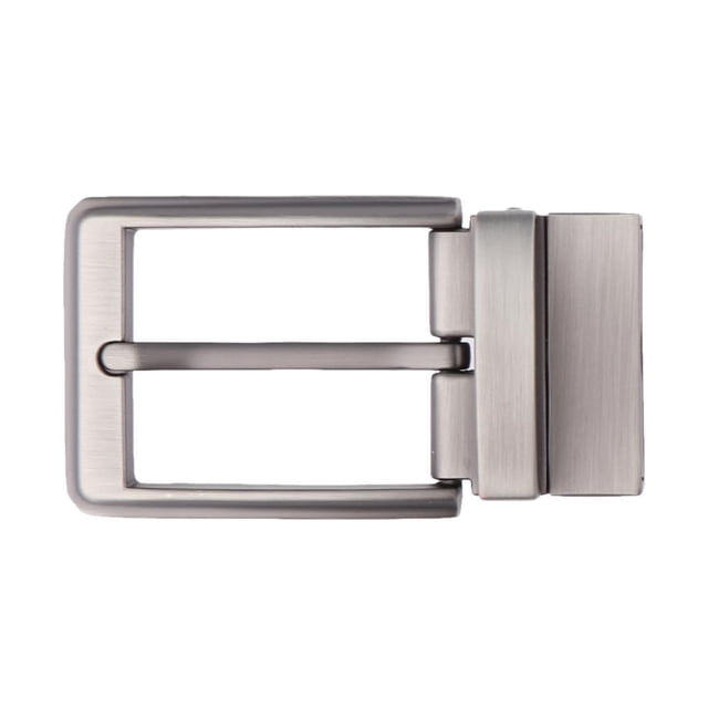 Esquirla 1pcs Reversible Single Prong Rectangle Belt Buckles Alloy Pin Buckle Replacement 1 PC Pearl Gray