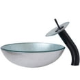 thumbnail image 2 of NSFC-7032001ORB Argento Silver Foiled Glass Vessel with Matching Oil Rubbed Bronze Faucet, Drain and Mounting Ring, 2 of 3