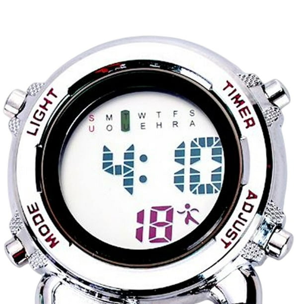 Multifunctional Carabiner Watch with Backlight Unisex Pocket Watch White Dial Backpack Fob Watch Clip on for Outdoor Sports Home Study Chefs Walmart