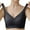 Black, variant on ,Women's No Underwire V Neck Scalloped Bras Wireless Push up Bra Soft Support Comfort Seamless Bralettes Blue XXL