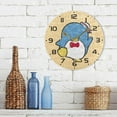 thumbnail image 7 of SKYSONIC Funny Penguine Wall Clock 10 Inch Silent Non Ticking Round Clock Oil Painting Clock Easy to Read Clock for Living Room Bedroom Bathroom Home Decor, 7 of 7