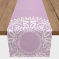 thumbnail image 3 of Creative Products Purple Boho Circle 16 x 90 Poly Twill Table Runner, 3 of 3