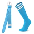 thumbnail image 2 of AWAYTR Adjustable Youth Baseball Belt and Socks Set, Carolina Blue, 2 of 7