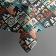 thumbnail image 5 of Multicolor Bigfoot and Text Pattern Square Tablecloth,Waterproof Square Table Cover,Wipeable Spillproof Washable Table Cover for Home Kitchen Party Decor 42"X42"(107x107cm), 5 of 6