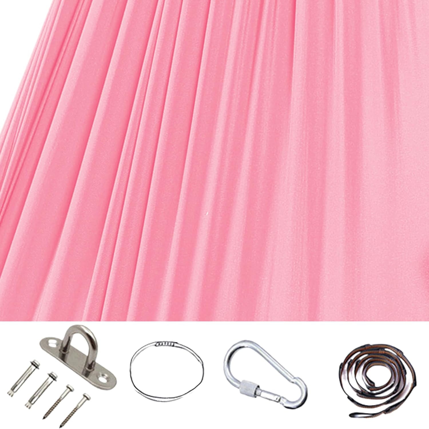 Indoor Sensory Swing for Kids : 60"×110" Autism Swing Indoor for Kids' Sensory Training Use,Sensory Swing Suitable for Children with Autism, ADHD, Sensory Impairments (Pink)