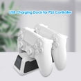 thumbnail image 4 of Sywqhk Estación de soporte de cargador de controlador dual rápido para PS5 Joystick Gamepad Power Dock, 4 of 9