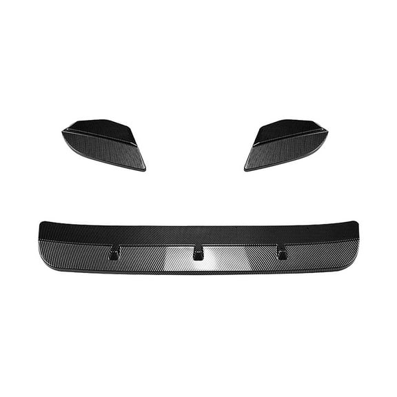Front Bumper Spoiler Lip For BMW X3M X4M 2019 2020 2021 2022 Only Carbon Fiber Look/Gloss Black Car Lower Splitter Protect Blade
