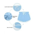 thumbnail image 3 of Girls' Active Cotton Colourful Shorts for Girls 3 Packs Kids Bike Running Summer Beach AtCJetic Sports 4-14 Years Casual, 3 of 7
