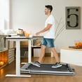 thumbnail image 2 of Costway 2-in-1 Folding Treadmill 2.25HP Jogging Machine w/ Dual LED Display Silver, 2 of 9