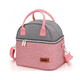 thumbnail image 1 of Lonchera Termicas Bolsa Almuerzo Para Dama Belug Rosa Gris, 1 of 5