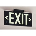 thumbnail image 4 of Exit Sign, Plastic, 15-7/8" W, 8-5/8" H, Exit (Double Arrows), Green, 4 of 6
