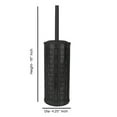thumbnail image 3 of nu steel Laser Cut Oil-Rubbed Bronze Toilet Brush Holder with Lid  TBH-03-ORB, 3 of 7