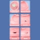 thumbnail image 4 of XWSHYW Electrodomésticos Ventilador Portátil Mini Ventilador de 4 Velocidades Mini Ventilador Recargable Adecuado para Niños Mujeres Hombres Viajes Interior y Exterior Maquillaje Pequeño Refrigerador, 4 of 6