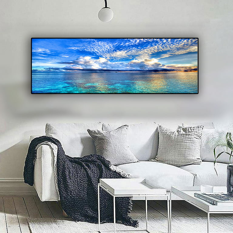 Summer Beach Scenery Canvas Painting Swim Wall Art Blue Sea Poster and  Prints for Living Room Decoration Home Decor Picture - AliExpress