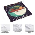 thumbnail image 4 of Toallas de mano Yoda para baño, toallas faciales de algodón suaves y absorbentes para spa, baño, gimnasio, cocina, juego de toallas de mano decorativas a cuadros, 4 piezas, 4 of 6