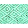 thumbnail image 1 of Ahgly Company Indoor Rectangle Southwestern Turquoise Blue Country Area Rugs, 8' x 10', 1 of 4