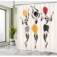 thumbnail image 5 of Ambesonne Afro Shower Curtain, Bohemian Ethnic, 69"Wx75"L, Multicolor, 5 of 5