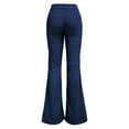 thumbnail image 4 of SNKSDGM Women's Plus Cargo Pants Women Linen Pants Women Plus Size Petite Womens Solid Color Mid Waist Slim Fit Bottoms Corduroy Casual Pants Trousers, 4 of 4