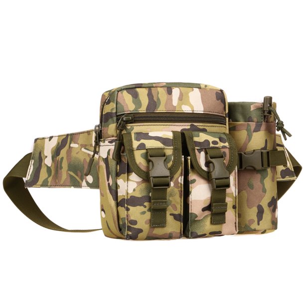 Eigraketly Bolso de hombro Equipo deportivo desmontable Resistencia al desgaste Paquete de pecho de gran capacidad Accesorios de ciclismo Monedero cruzado Mochilas de mochilero Camuflaje CP Eigraketly OD022569-04