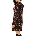 thumbnail image 4 of Hoodie MIni Dress/Bogolan Print (Size:XL;), 4 of 4
