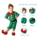 thumbnail image 4 of Kids Baby Girls Santa Clause Christmas Tree Costume Dress Set Green Elf Outfits Children Xmas Cosplay Carnival Festival Clothes, 4 of 4