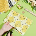 thumbnail image 3 of PH 6pcs Bee Daisy Cotton Fabric Bundles Bee Theme Quilting Patchwork Honeycomb Plaid Pattern Craft Fabrics Yellow Sewing Fabrics for DIY Handmade Craft Party Decor 17.6x19.6 inch Yellow, 3 of 6