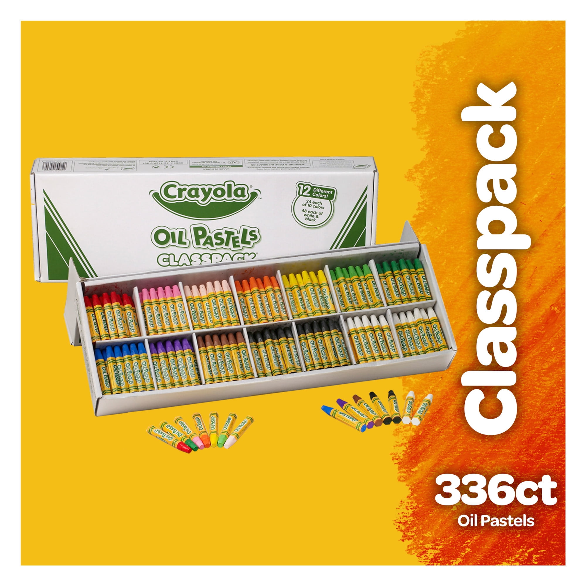 Crayola Classpack Assorted Oil Pastels 336 Count