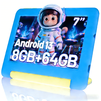 Ascrecem Kinder Tablet 7 Zoll Kids Tablets Android Baby Tablet für